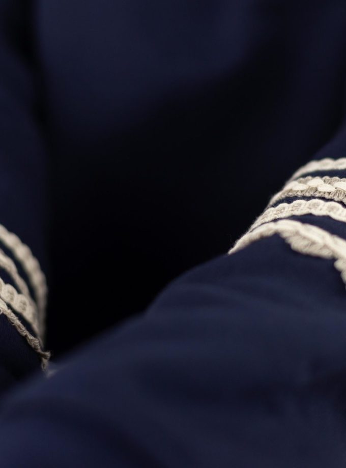 Navy Etnic Sweatshirt