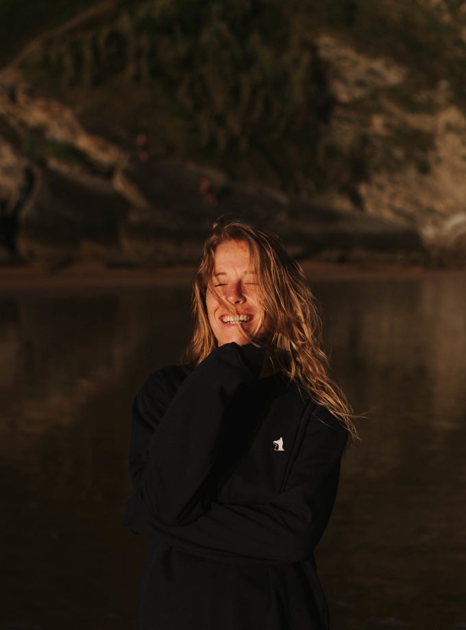 Black Basic Sweatshirt