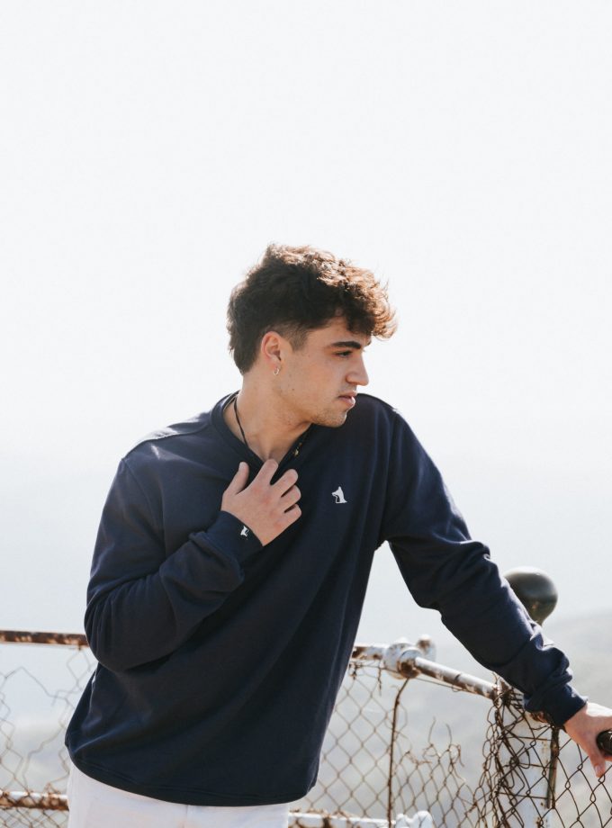 Navy Basic Sweatshirt