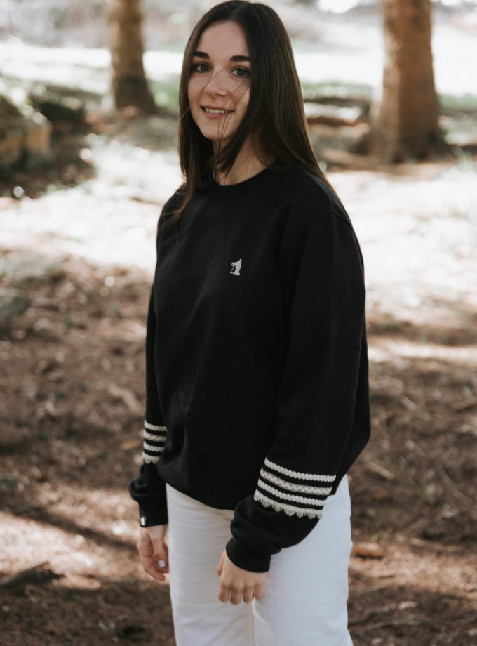 Black Etnic Sweatshirt