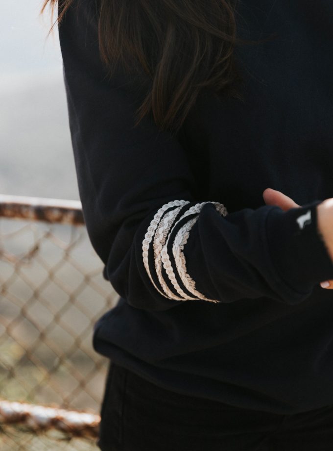 Black Etnic Sweatshirt