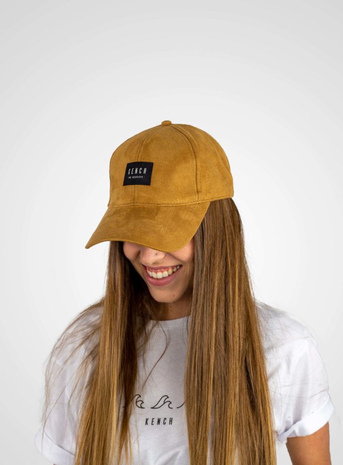 Camel Suede Cap