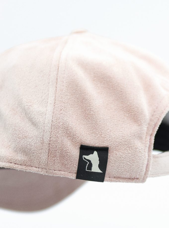 Pink Suede Cap