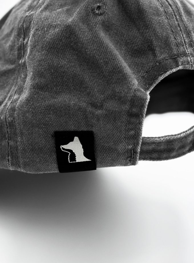 Washed Black Patch Cap