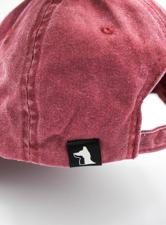 Washed Red Patch Cap