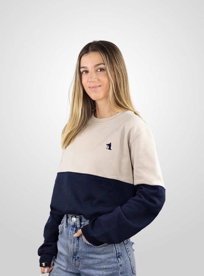 Navy&Sand Tru Sweatshirt