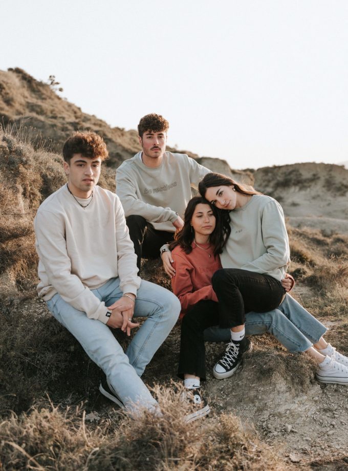 Coral Be Restless Sweatshirt