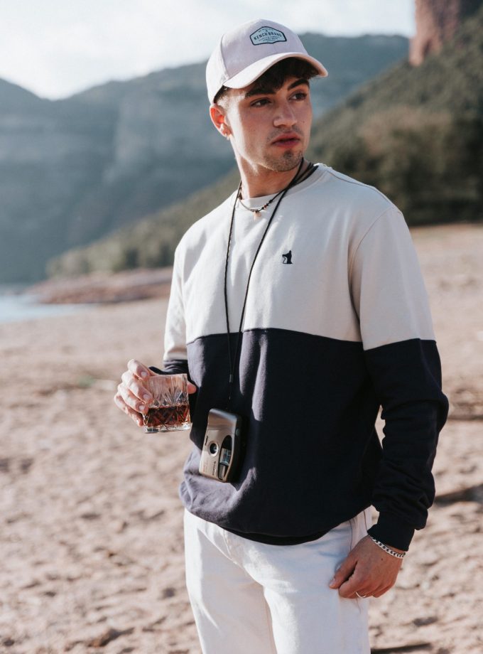 Navy&Sand Tru Sweatshirt