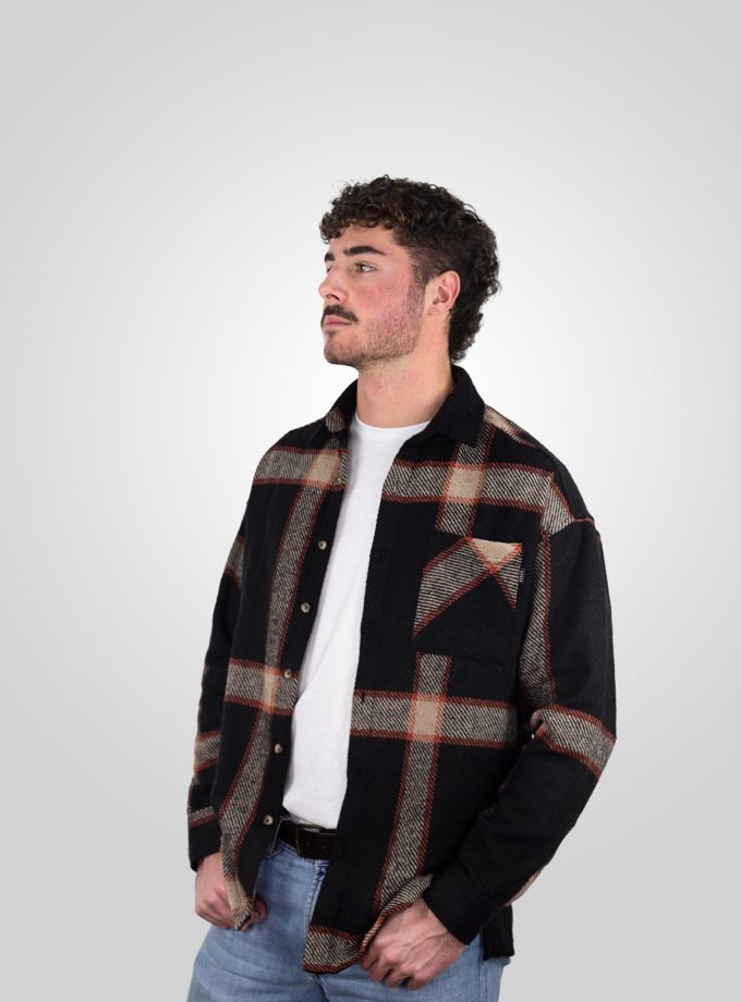 Black Tartan Shirt