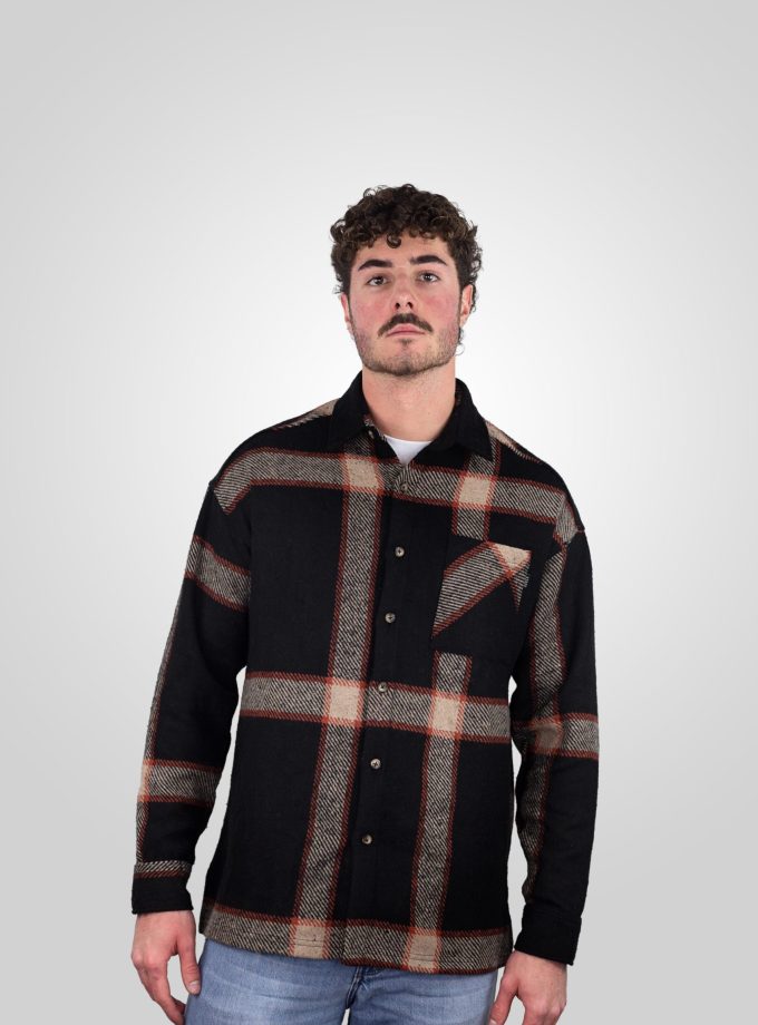 Black Tartan Shirt