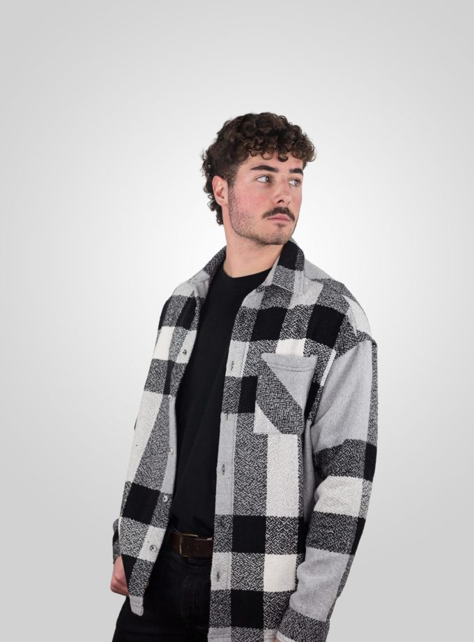 Gray Tartan Shirt
