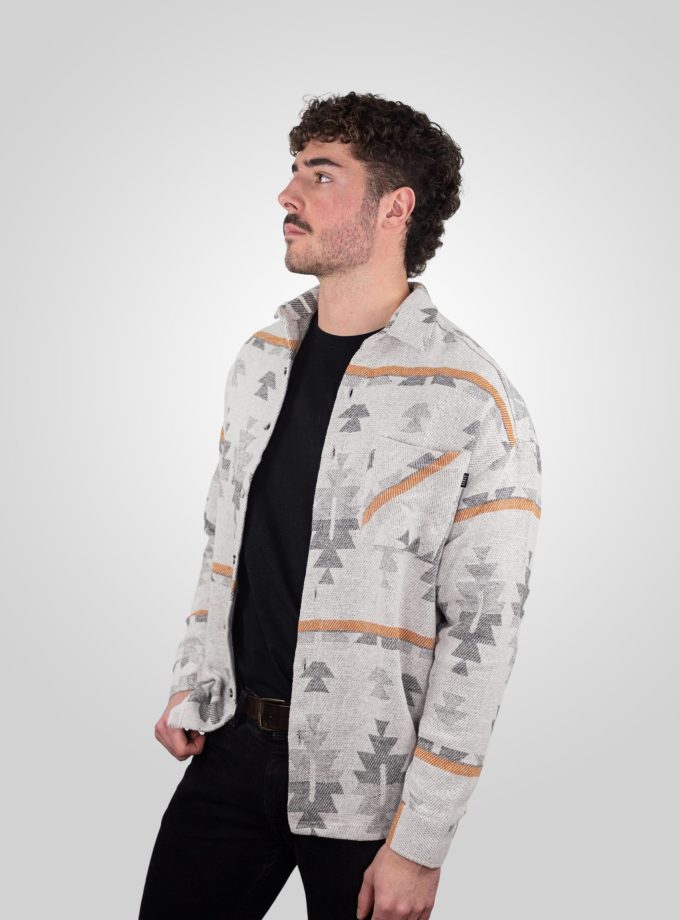 Orange Etnic Shirt