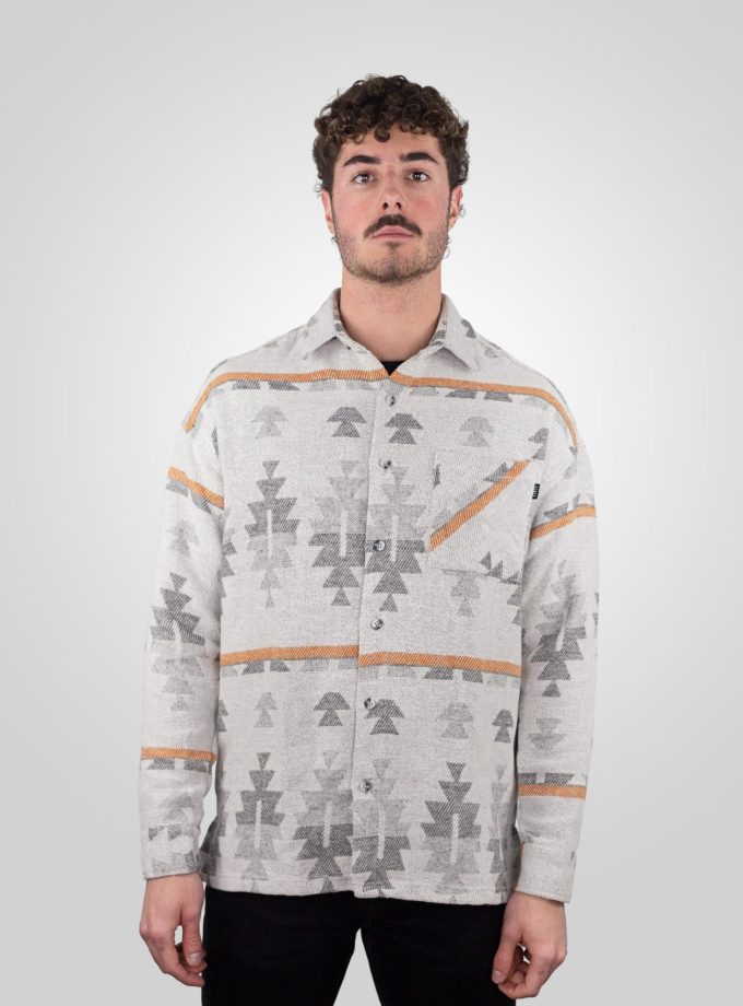 Orange Etnic Shirt