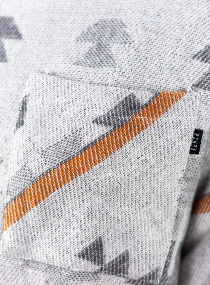 Orange Etnic Shirt
