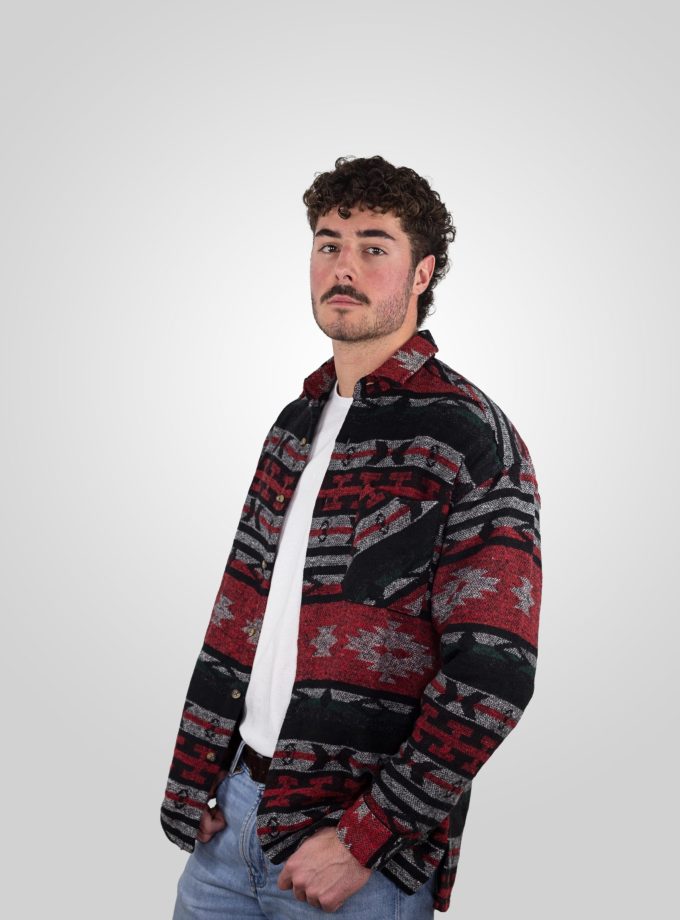 Red Etnic Shirt