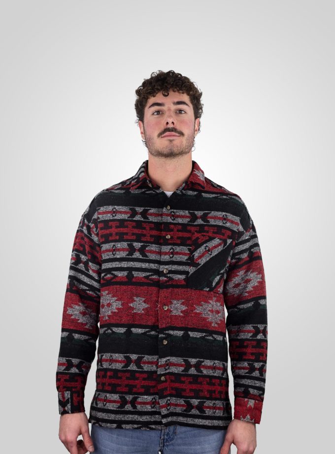 Red Etnic Shirt