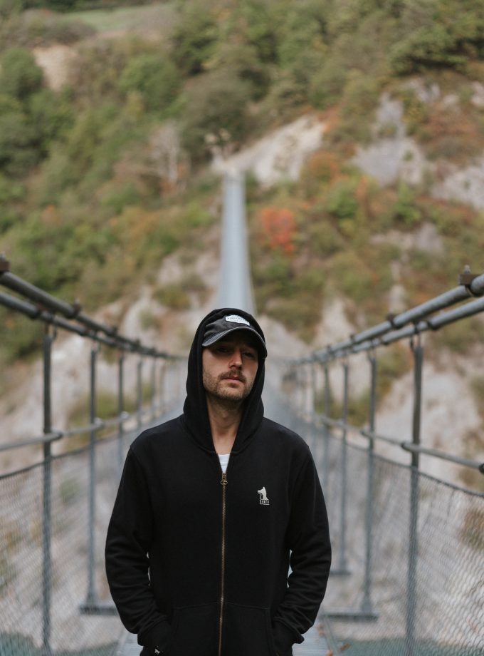 Washed Black Patch Cap